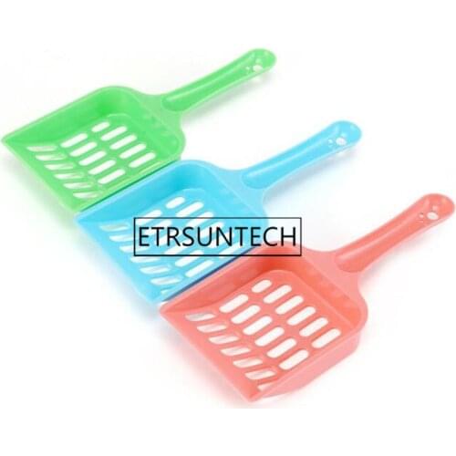 240pcs Plastic Cat Litter Scoop Portable Cat Cleaning Shovel Dog Pet Poop Waste Scooper Easy to Clean