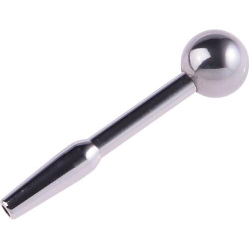 63*10mm Small Stainless Steel Catheter Sounds Urethral Penis Plug Sounding Sex Sound CBT Toy Urethra Masturbation Chastity Toy