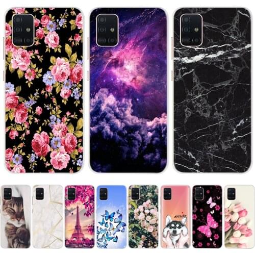 Phone Cases For Samsung Galaxy A01 A11 A51 A71 A91 Case TPU Patterned Soft Silicone Back Cover For Samsung A 01 11 51 71 91 Case