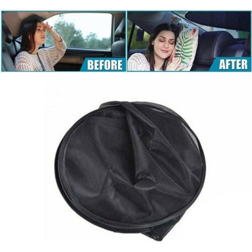 Black Side Car Sun Shades Rear Window Sunshades Cover Visor Interior Protection For Baby Screen Uv Mesh Universal Kids Shie K8O4
