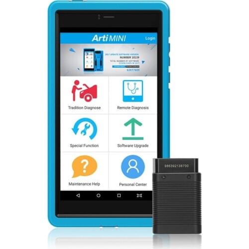 Topdon ArtiMini Android Diagnostic Tool 6.9" Portable All-System OBDII Scanner