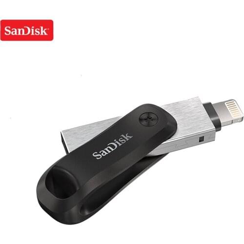SanDisk iXpand Flash Drive Go 128GB 256GB Memory Stick With USB 3.0 Lightning Port High Speed Pendrive U Disk For iPhone/iPad