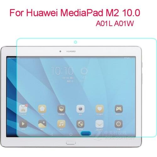 HD Tempered Glass for Huawei MediaPad M2 10.0 Screen Protector for Huawei MediaPad M2 A01L A01W 10.0 Inch Tablet Glass Film 9H