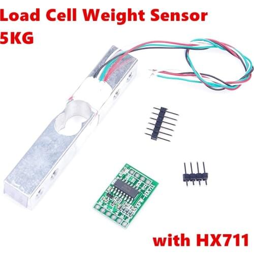 HX711 ADC Converter Breakout Module Digital Load Cell Weight Sensor 5KG Portable Electronic Kitchen Scale Load Cell 5kg