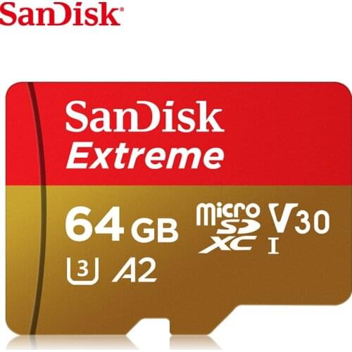 Brand new Sandisk EXTREME PLUS micro SD 32GB TF Card UHS-I Card A2 64GB 128GB 256GB U3 V30 160MB / s Class10 flash memory card