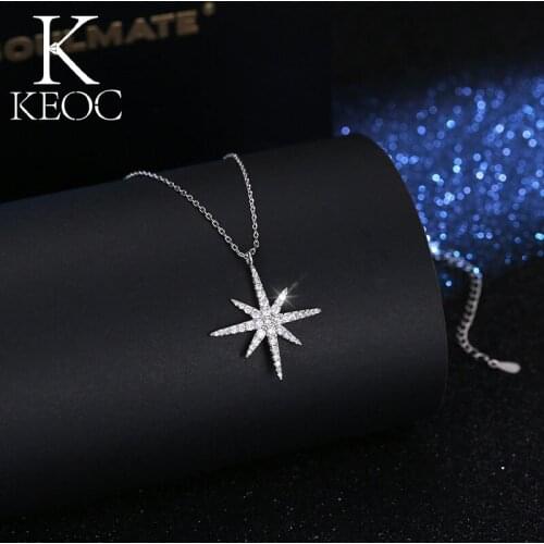 Keoc Luxury 2021 Trend Starlight Necklaces Aesthetic Gifts for Women Bridal Wedding Fashion Jewelry Personalized Gift Friends