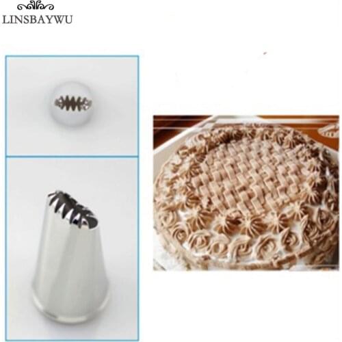 LINSBAYWU 2017 Hot Sale 1 PC Stainless Steel Flower Icing Piping Tips Nozzle Cake Cupcake Decoration Pastry Tool Baking Molds