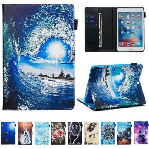Fashion Printed PU Leather Stand Wallet Cover Case For Samsung galaxy Tab S5E s5e 10.5 2019 T720 SM-T720 T725 SM-T725 Tablet #S