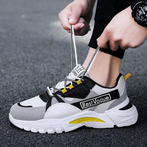 Men Shoes Fashion Shoes 2021 Breathable Casual Sports Shoes Men Chunky Sneakers Female Gym Training Footwear New Couple Shoes