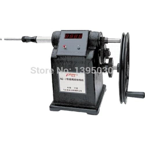 1pcs High quality winding machine NZ-7 Manual Hand Coil Counting Winding Winder Machine for thick wire 2.5mm