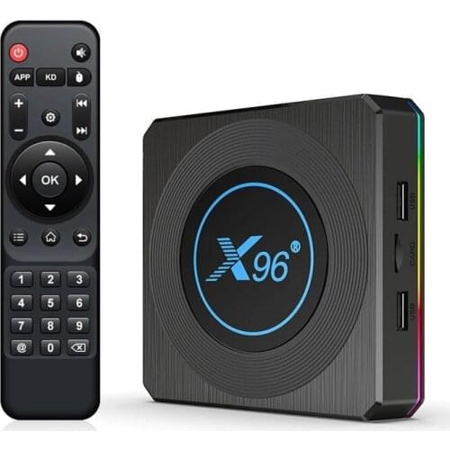 X96 X4 Amlogic S905X4 Quad Core Android 11 4GB RAM 64GB ROM Smart TV BOX 2.5G 5G Dual WIFI Bluetooth 4.1 1000M Ethernet 4K HD