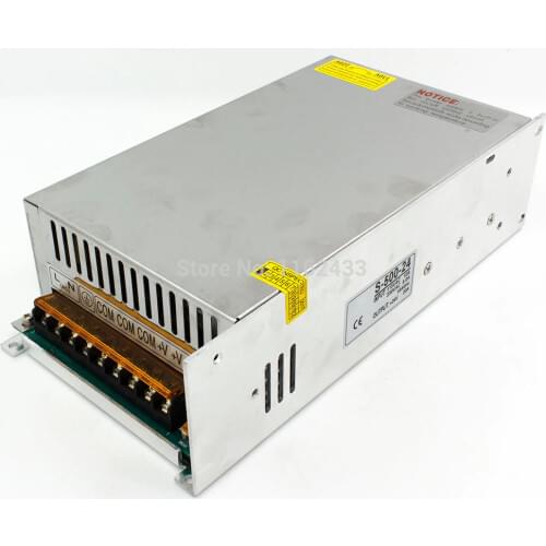 S-500-24 500W 24VDC 20A single group switching power supply AC 110V / 220V to DC 24V