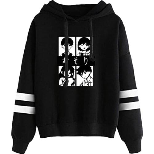 Omori Hoodies Sweatshirts Men/Women Pullover Hooded Oversized Harajuku Anime Hoodie Sweatshirt Tracksuit Long Sleeve Clothes