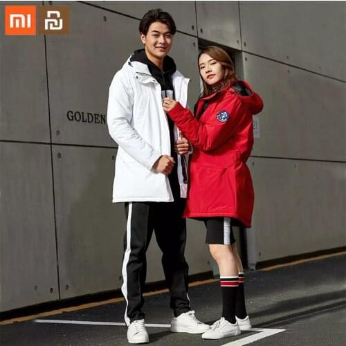 Xiaomi youpin men and women thickened warm cotton clothing windproof comfortable winter coat windbreaker outdoor hooded coat
