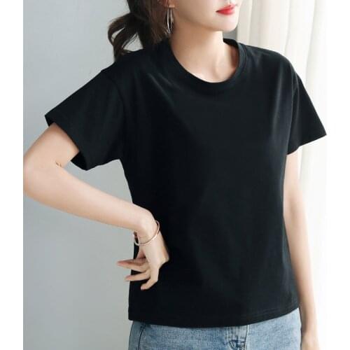 High quality classic casual breathable summer fashion womens T-shirt