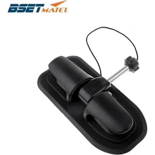 Black PVC Oar Lock Patch Anchor Holder Replacement for Rowing Inflatable Boat Kayak Raft Dinghy Tie off Patch Wheel Accessories