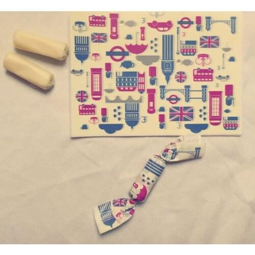 100Pcs/lot Candy Wrapper Various City Buildings Twisting Note Wax Paper Wedding Celebrate Party Supplies Sugar Gift Oil Paper