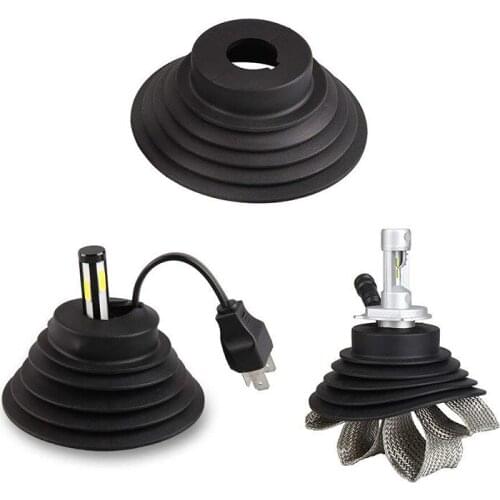 2pcs Universal LED HID Xenon Headlight Kit Car Dustproof Dust Seal Cover For Car Motorcycel Light lamp H1 H3 H4 H7 H11