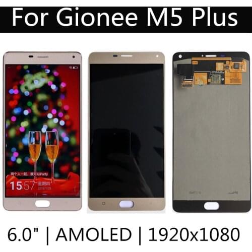 6.0" For Marathon M5Plus LCD DisplayTouch Screen Assembly Replacement Accessories For Gionee M5plus GN8001L LCD