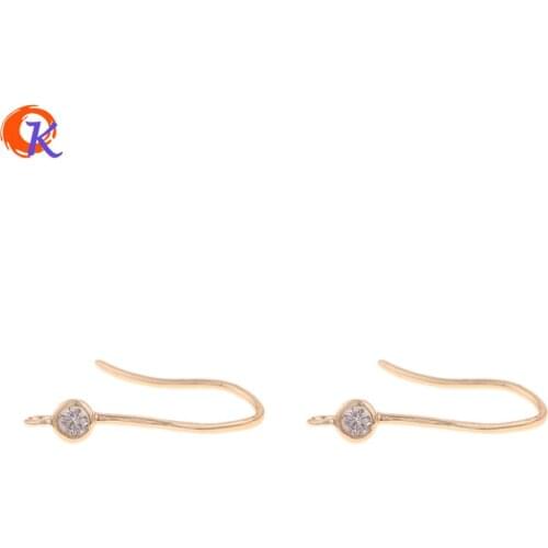 Cordial Design 40Pcs 3*14MM Jewelry Accessories/Earrings Stud/Genuine Gold Plating/DIY Jewelry Making/Hand Made/Earring Findings