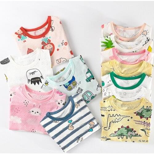 Kids Children Dinosaur Pajamas New Summer Baby Clothes Suit Boys Girls Cartoon T-Shirt Shorts 2pcs/set Toddler Casual Clothing