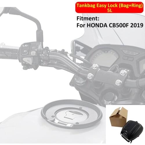 For HONDA CB500F CB 500F CB 500 F 2019 Quick release Tanklock Tankbag Easy Lock Fuel Tank Bag 5L Multi-function Waterproof