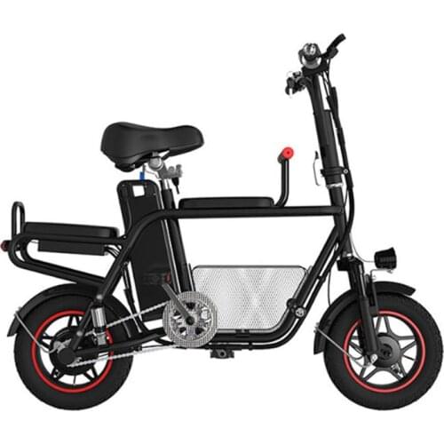 12 Inch Parent-Child Electric Bicycle Bike Two Wheels Electric Bicycles 400W 48v 35KM/H Electric Scooter With Seat For Adult