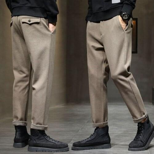 Мужские шерстяные брюки Fafallduo China At AliExpress