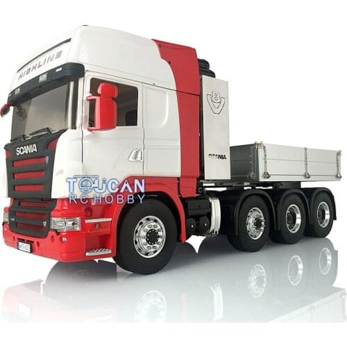 Hercules Sca 802C Painted Cabin LESU Metal 8*8 Chassis 1/14 RC Tractor Car W/ Hopper THZH0630-SMT3