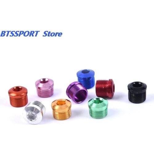 1pcs Bicycle Pedal Cover Bike Pedal Repair Parts Colorful Aluminum Alloy Dust-proof Cycling Bearing Pedal Cover Parts