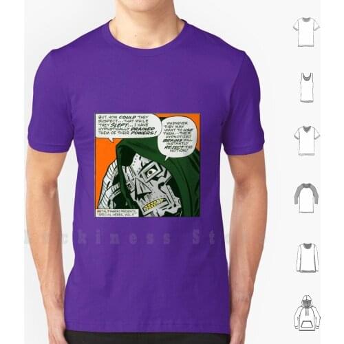 Mf Doom-Metal Fingerz Vol.4 T Shirt Big Size 100% Cotton Mf Doom Doom Madlib Hip Hop J Dilla Quasimoto Real Hip Hop Franky