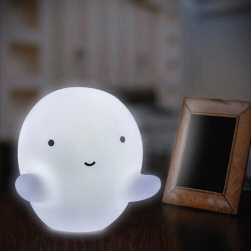 Cartoon Practical Convenient Multifunctional Stylish Mini Angel Shape Bedroom Bedside Night Light Lamp for Children Baby