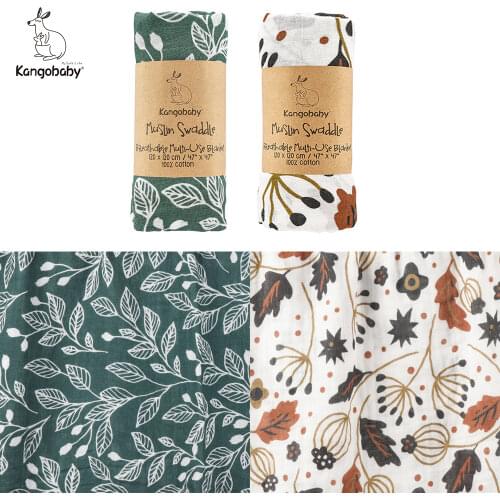 2 pieces/pack Muslin 100% Cotton Baby Swaddles Soft Newborn Blankets Black White Gauze infant wrap