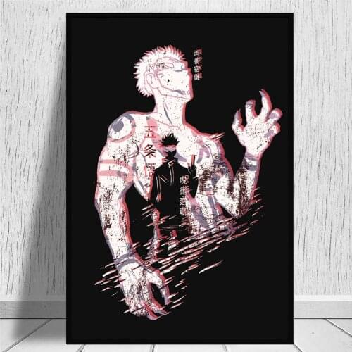 Wall Art Home Decor Hd Print Modular Jujutsu Kaisen Sukuna Anime Picture Posters Canvas Painting For Bedroom Artwork No Frame