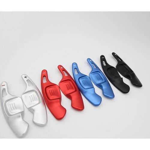 For vw golf 8 mk8 Steering Wheel Shift Paddle Extended Shifter Trim Cover Frame Sticker Aluminum Alloy car Accessories 2020