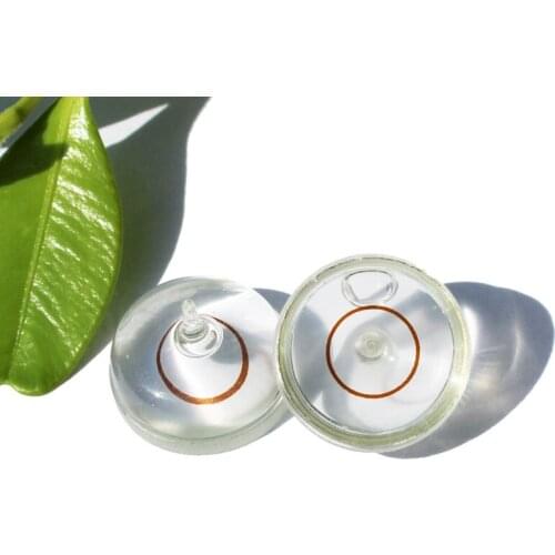 QASE 13mm*10mm Universal Spirit Level Bubble Circular Glass Bubble Level Accessories for Horizontal Measuring Instrument