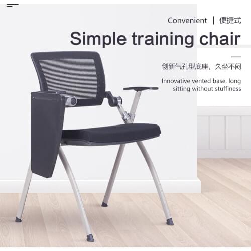 Folding training chair with table board conference chair with writing board conference room conference chair training class chai