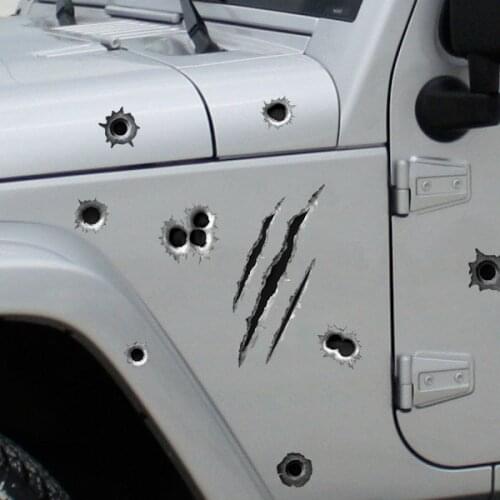 Car Sticker Decal Bullet Holes Claw Marks Vinyl 5 Design Tuning Auto Motorcycle Car Styling Accessories