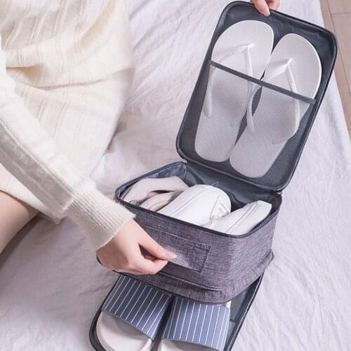 Waterproof Shoes Clothing Bag Convenient Travel Storage Bag Nylon Portable Organizer Bags Shoe Sorting Pouch multifunction