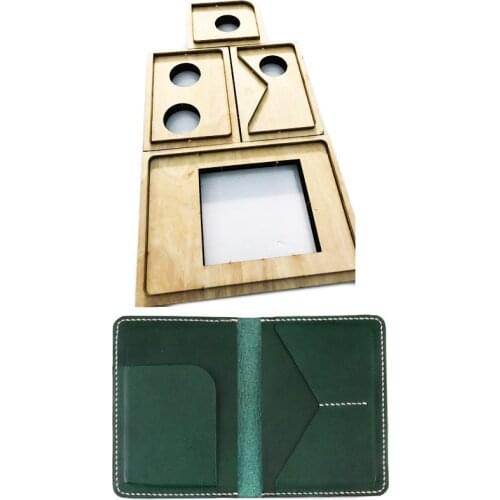 Japan Steel Blade Wood dies for DIY leather craft passport cover die cutting knife mould Template hand punch tool 210x140mm