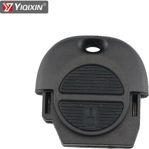 YIQIXIN 10Pcs 2 Buttons Car Key Shell Fod For Nissan Micra Almera Primera X-Trail Replacement Remote Key Cover Case With Switc