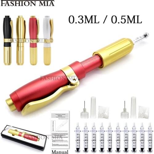 0.3 ml/0.5 ml No needles and painless Hyaluronic acid pen Noninvasive Atomizer Gun for Lips Filling Injection of Facial Lifting