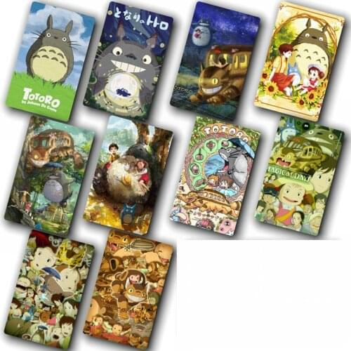 200 pcs/lot Anime Cartoon Stickers My Neighbor Totoro DIY Decoration Bus ID Card Stickers Kids Classic Toys Collection gift