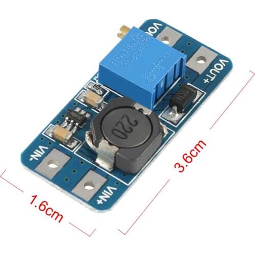 5Pcs DC-DC MT3608 DC Voltage Regulator Step Up Boost Converter Power Supply Module 2V-24V to 5V-28V 2A Max
