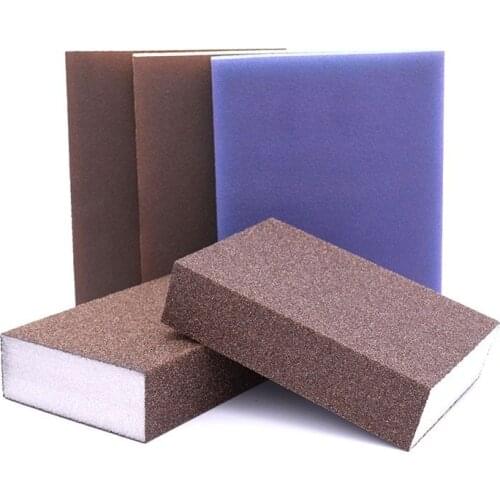 Sponge Sand Block Polishing Wood Furniture Jade Wenwan Metal Derusting Polishing Sandpaper Abrasive Block Metal Rust Removal