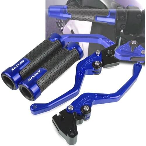 XMAX 250 Aluminum FOR YAMAHA XMAX125/200/250/400 Allyears Brake Clutch Levers Handlebar Motorcycle Accessories Handlebar Grips