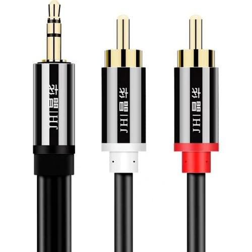 RCA Audio Cable,3.5 mm to 2rca Aux rca Jack 3.5mm Audio Stereo Cable for Smartphone Amplifier Home Theater DVD 2 rca AUX Cable