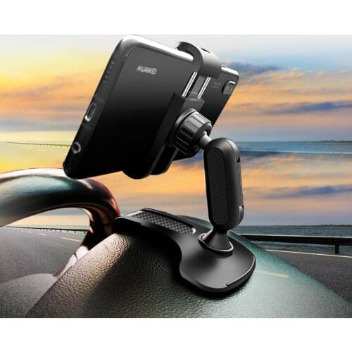 Car Phone Holder Dashboard Cellphone Clip Car Rear View Mirror Phone Mount for iPhone 12 ProMax 11 Xiaomi GPS Navigation Bracket