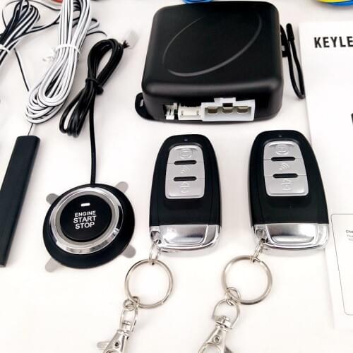 Car alarm with auto start start stop button starline auto alarm remote start central locking car parts autostart central lock