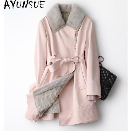 Норковые шубы AYUNSUE China At AliExpress